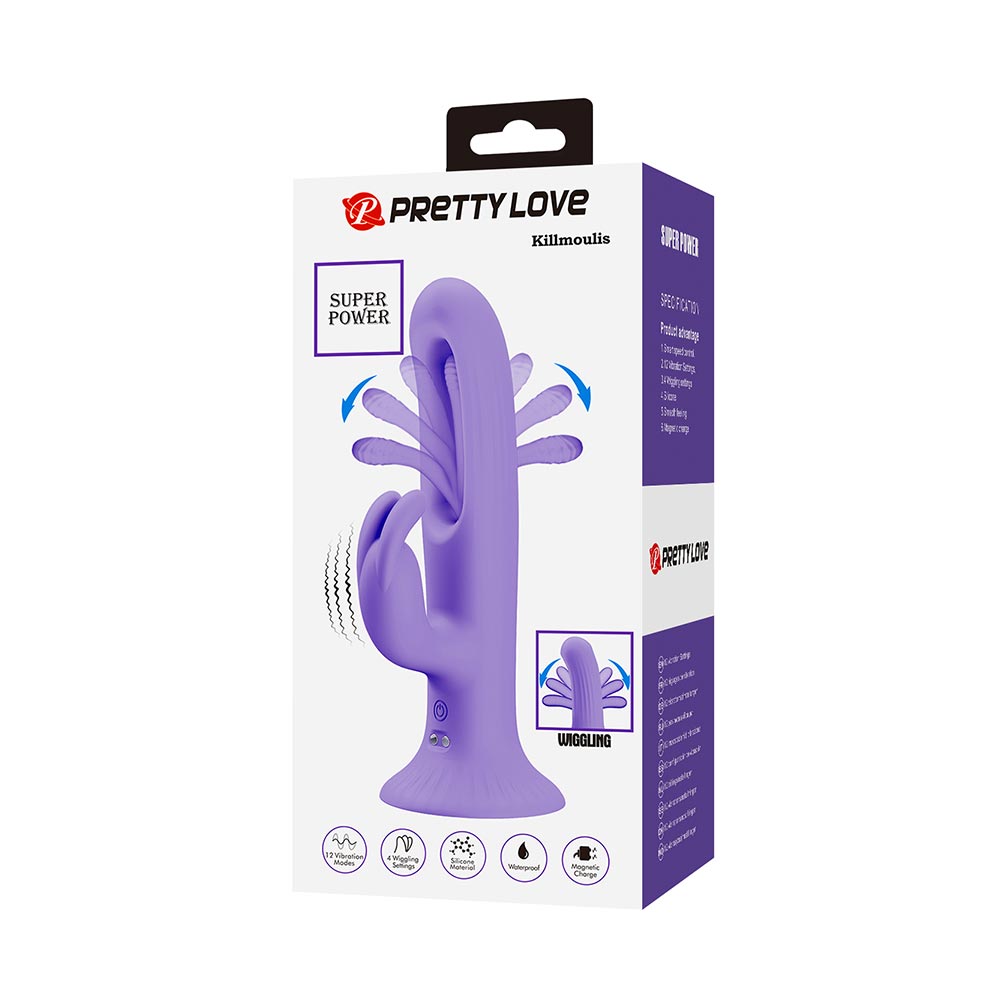 Killmoulis Vibrador Dual con Movimiento