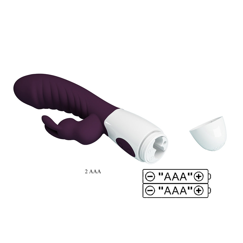 Naughty Bunny Vibrador Dual - Morado