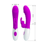 Naughty Bunny Vibrador Dual - Fuscia