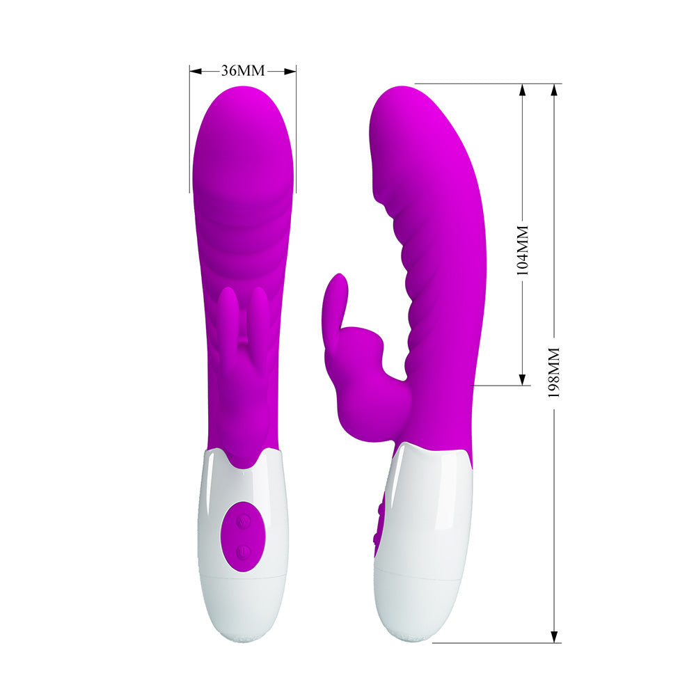 Naughty Bunny Vibrador Dual - Fuscia