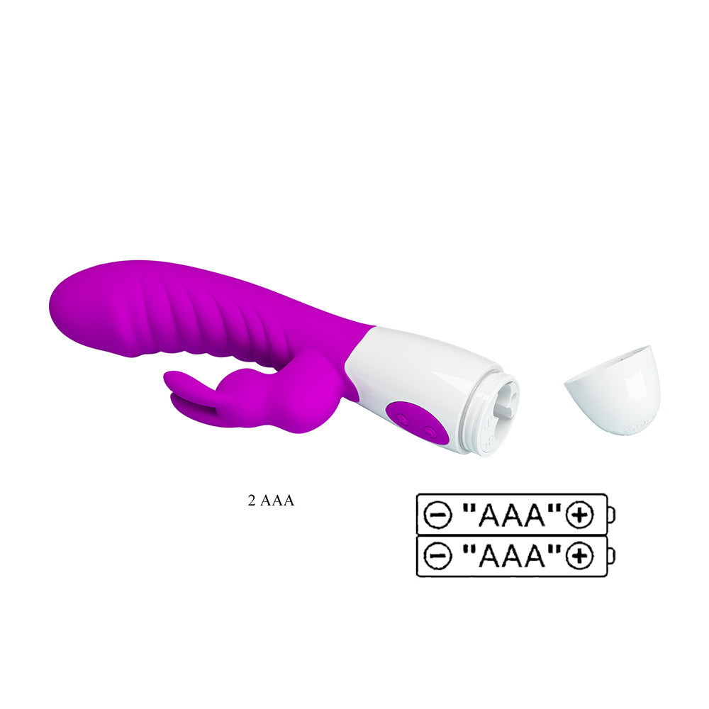 Naughty Bunny Vibrador Dual - Fuscia