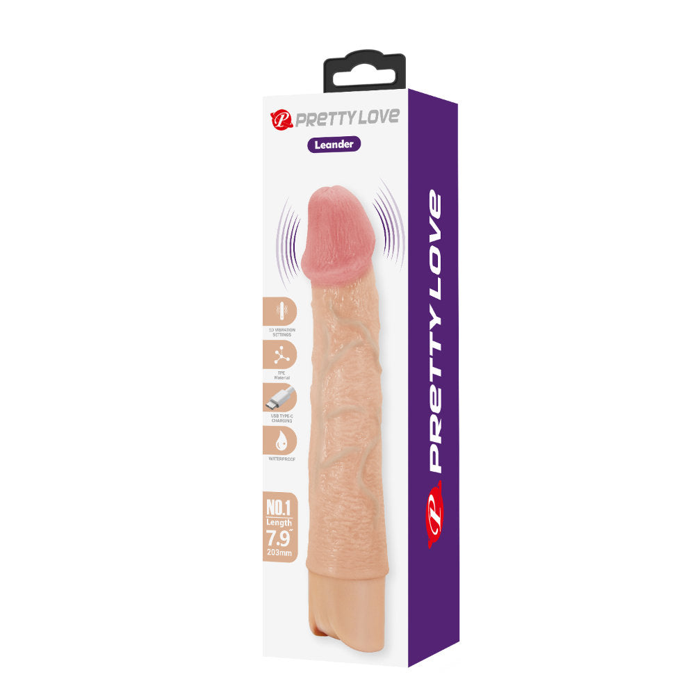 Leander Vibrador Realista Recargable