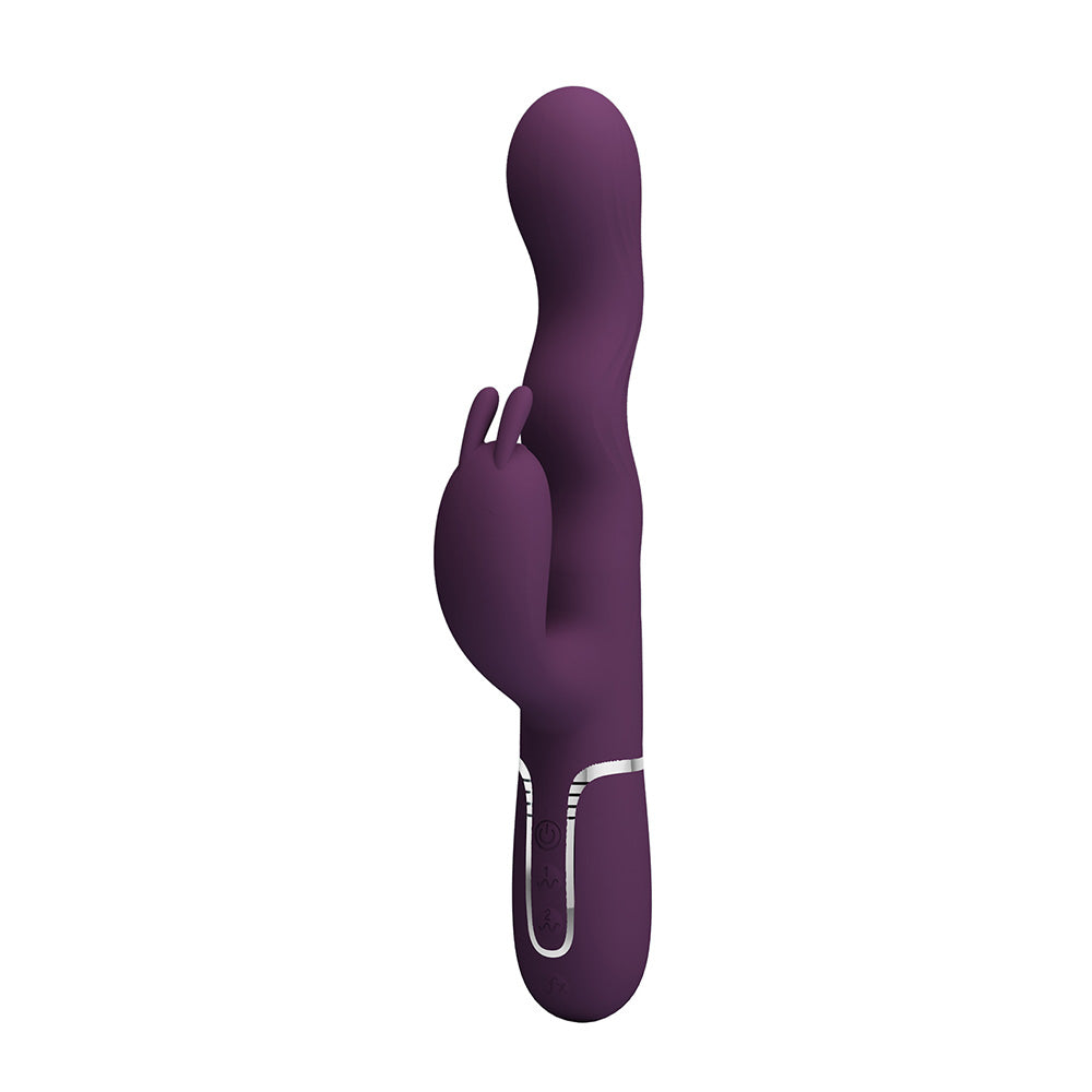 Laursen Vibrador Dual con Movimiento - Morado Imagen principal del producto