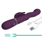 Laursen Vibrador Dual con Movimiento - Morado