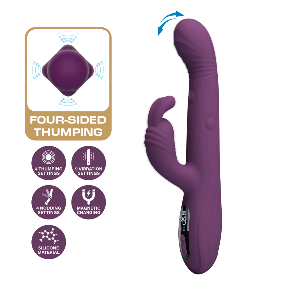 Dee Vibrador Dual con Triple Estimulación Imagen secundaria del producto