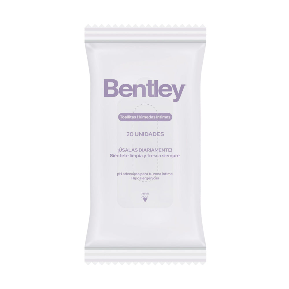 Toallitas Húmedas Íntimas - Bentley 20 un Imagen principal del producto