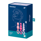 Booty Call Set 3 Plugs Anales Satisfyer - Colores