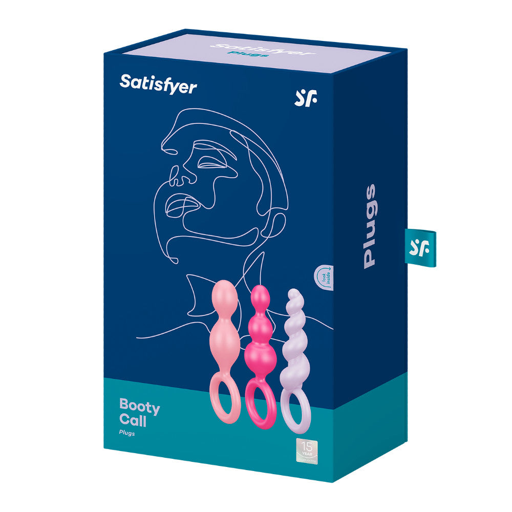 Booty Call Set 3 Plugs Anales Satisfyer - Colores