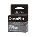 Condones Sensor Plus Ultra Sensible - Caja 3 unidades