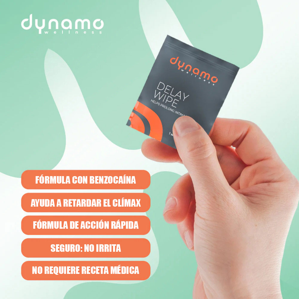 Dynamo Delay Wipe Toallita Retardante