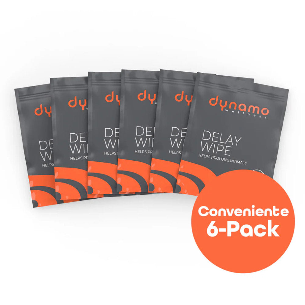 Dynamo Delay Wipe Toallita Retardante - Pack 6 unidades