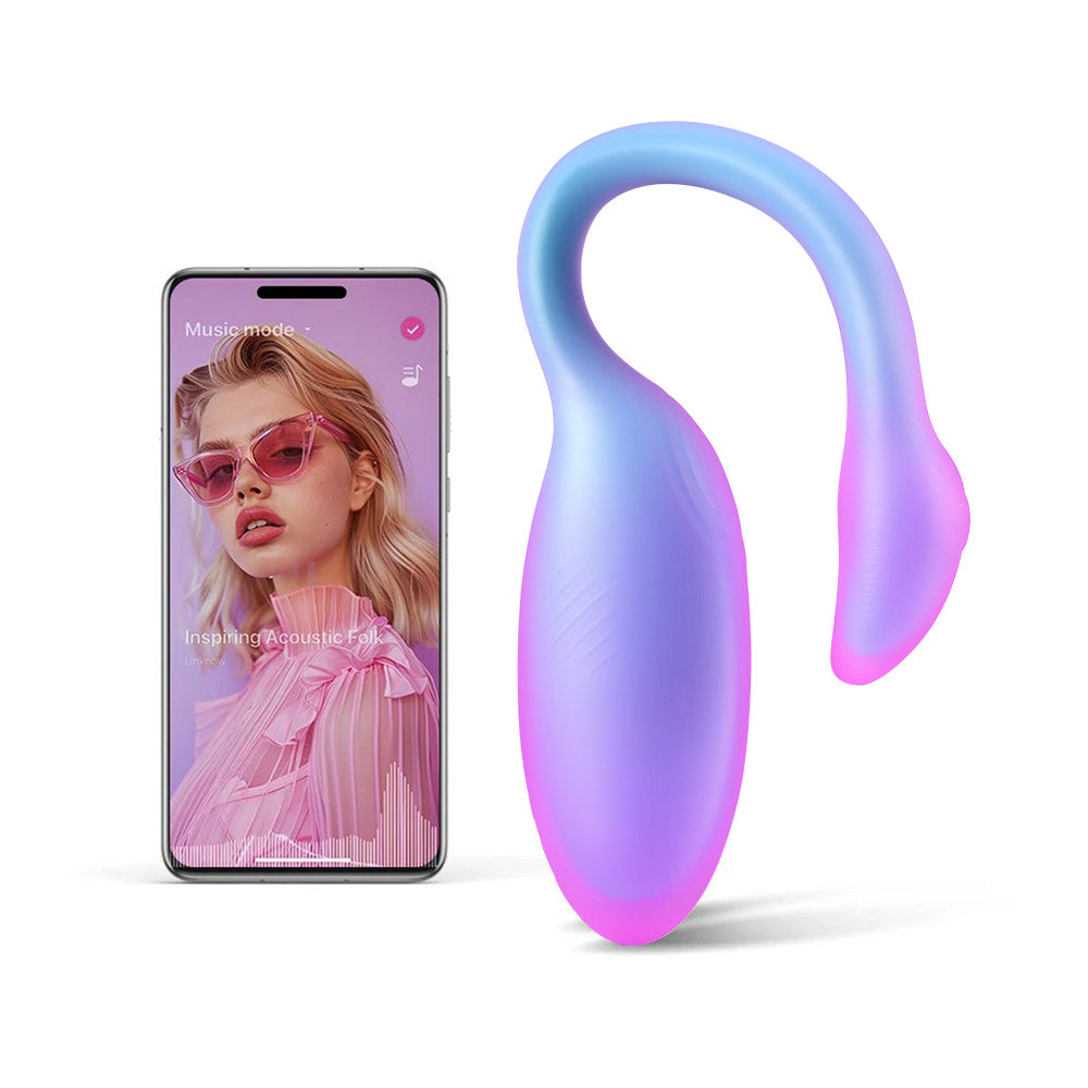 Magic Flamingo Max Vibrador Interactivo con APP - Morado