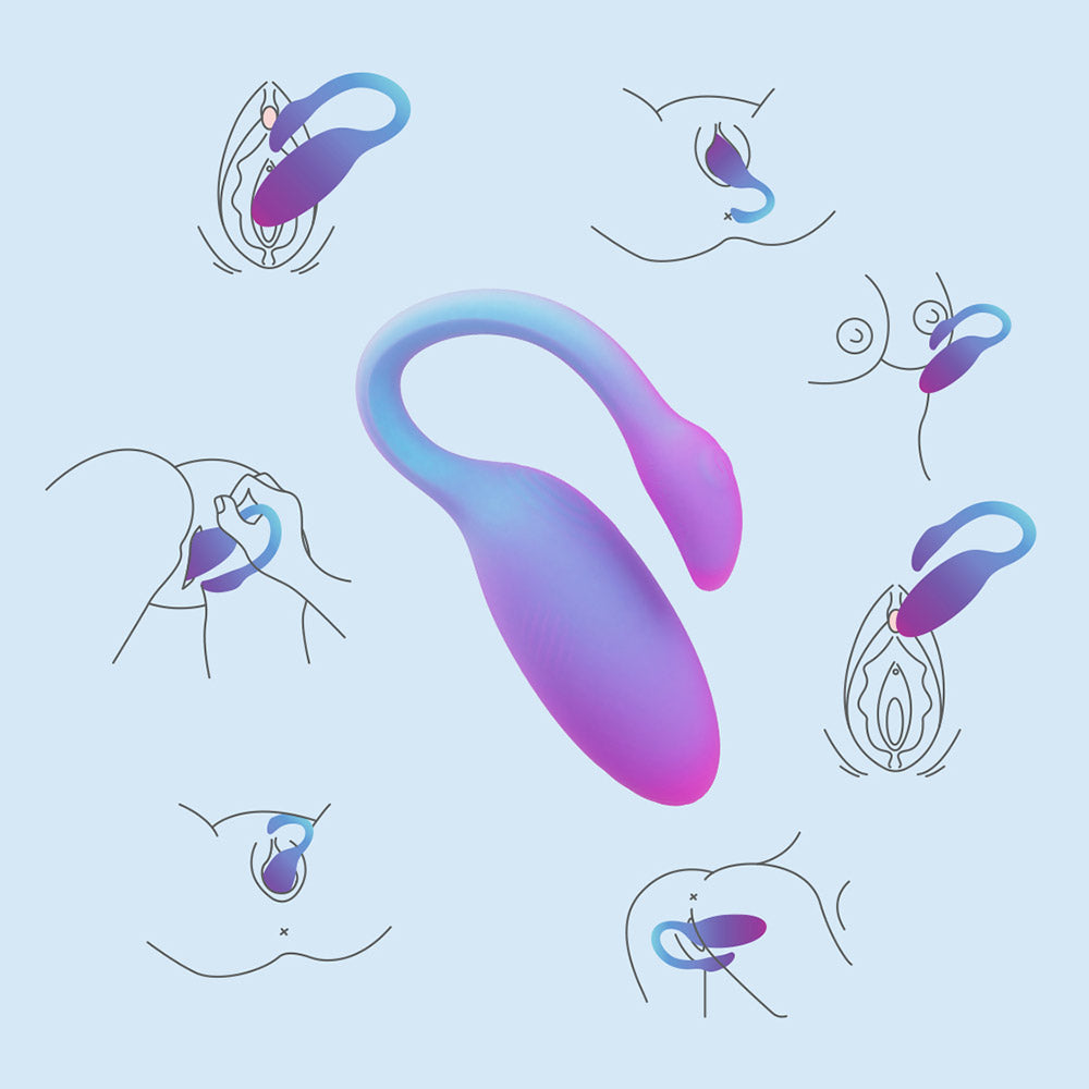 Magic Flamingo Max Vibrador Interactivo con APP - Morado