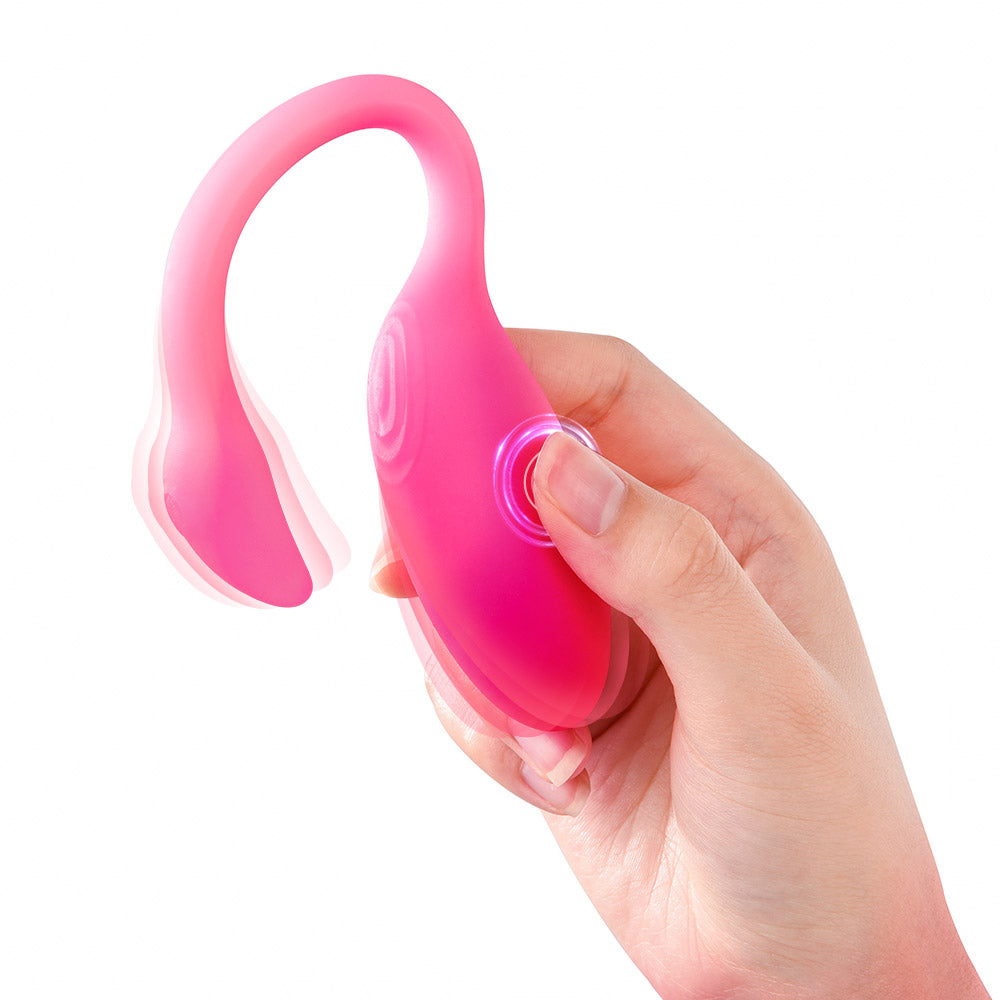 Magic Flamingo Max Vibrador Interactivo con APP - Rosado