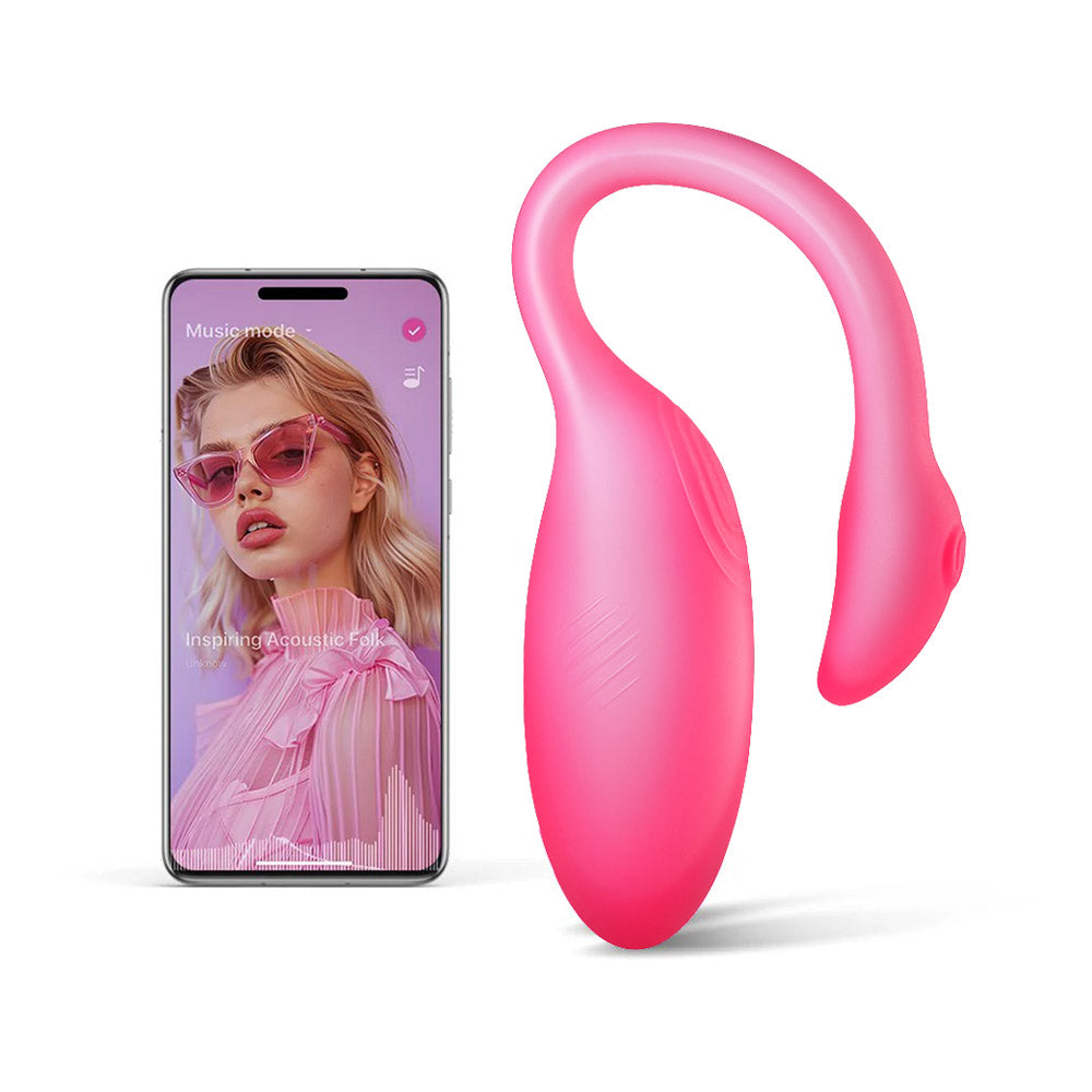 Magic Flamingo Max Vibrador Interactivo con APP - Rosado