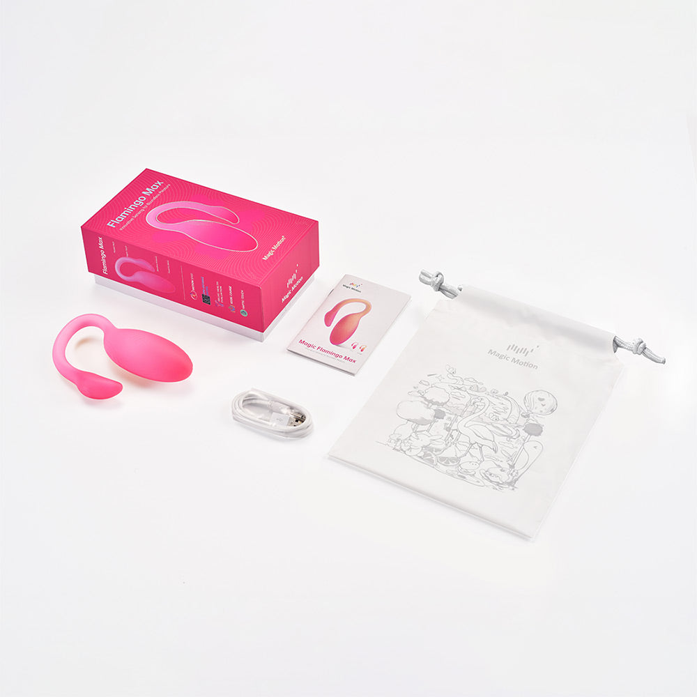 Magic Flamingo Max Vibrador Interactivo con APP - Rosado