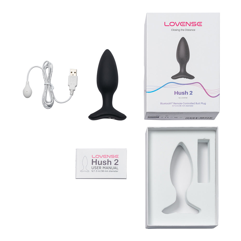 Hush 2 Plug Anal con APP - S (3,8 cm)