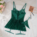 Dominga Babydoll de Encaje Verde