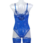Skye Body de Encaje Azul