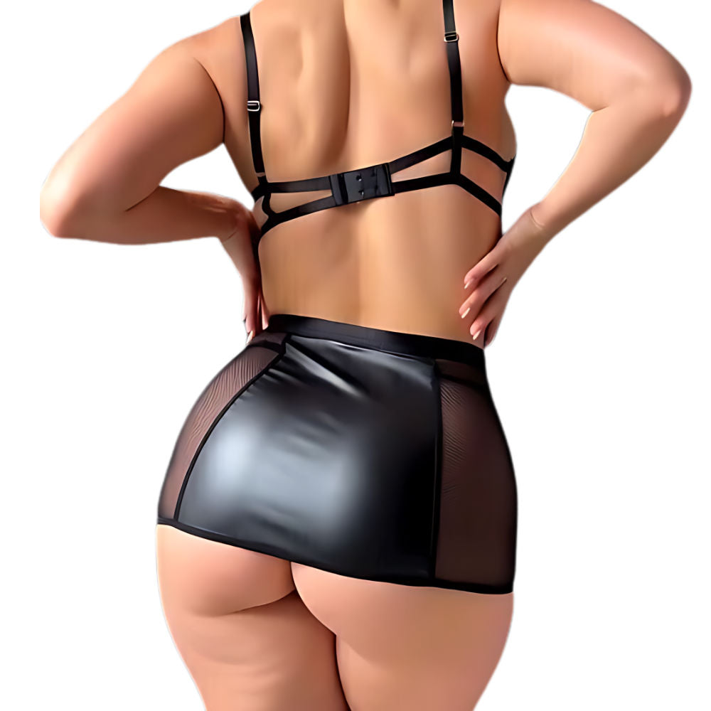 Brenda Conjunto con Portaligas Negro Imagen secundaria del producto
