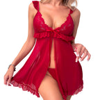 Constanza Babydoll Rojo