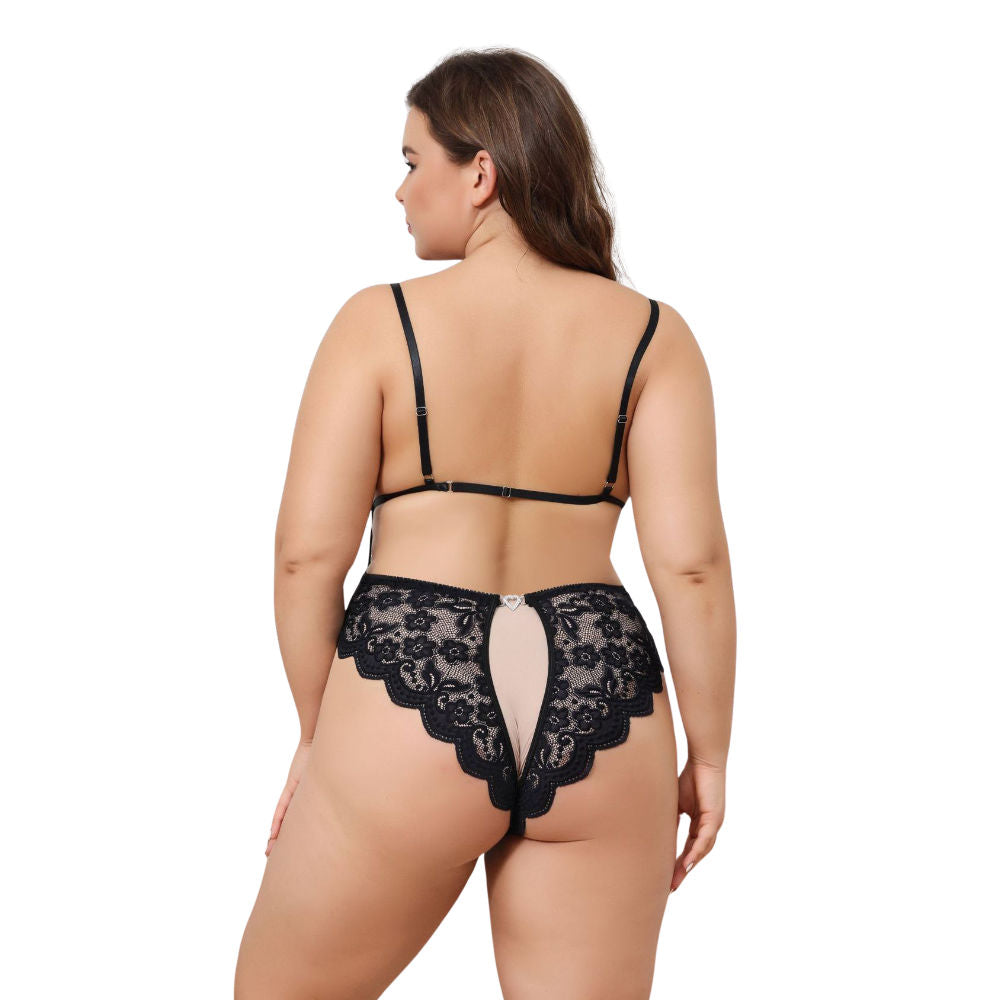 Florencia Body de Encaje Negro XL Imagen secundaria del producto