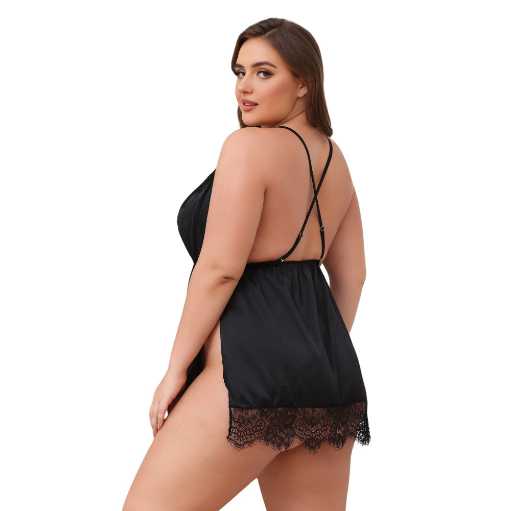 Amalia Babydoll Negro XL