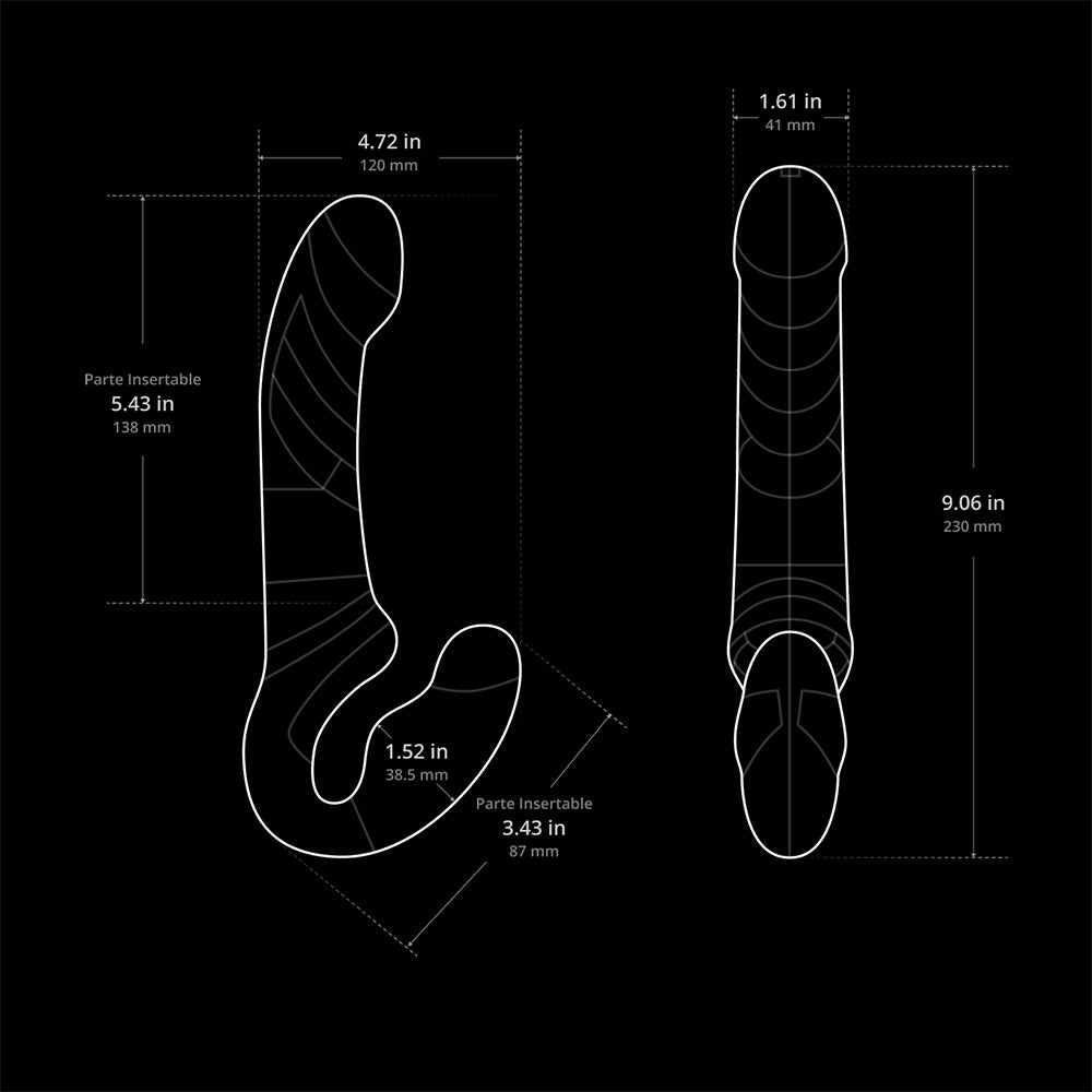 Lapis Vibrador Strapless con APP
