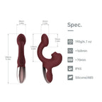 Magic Ponder Vibrador Doble Interactivo con App