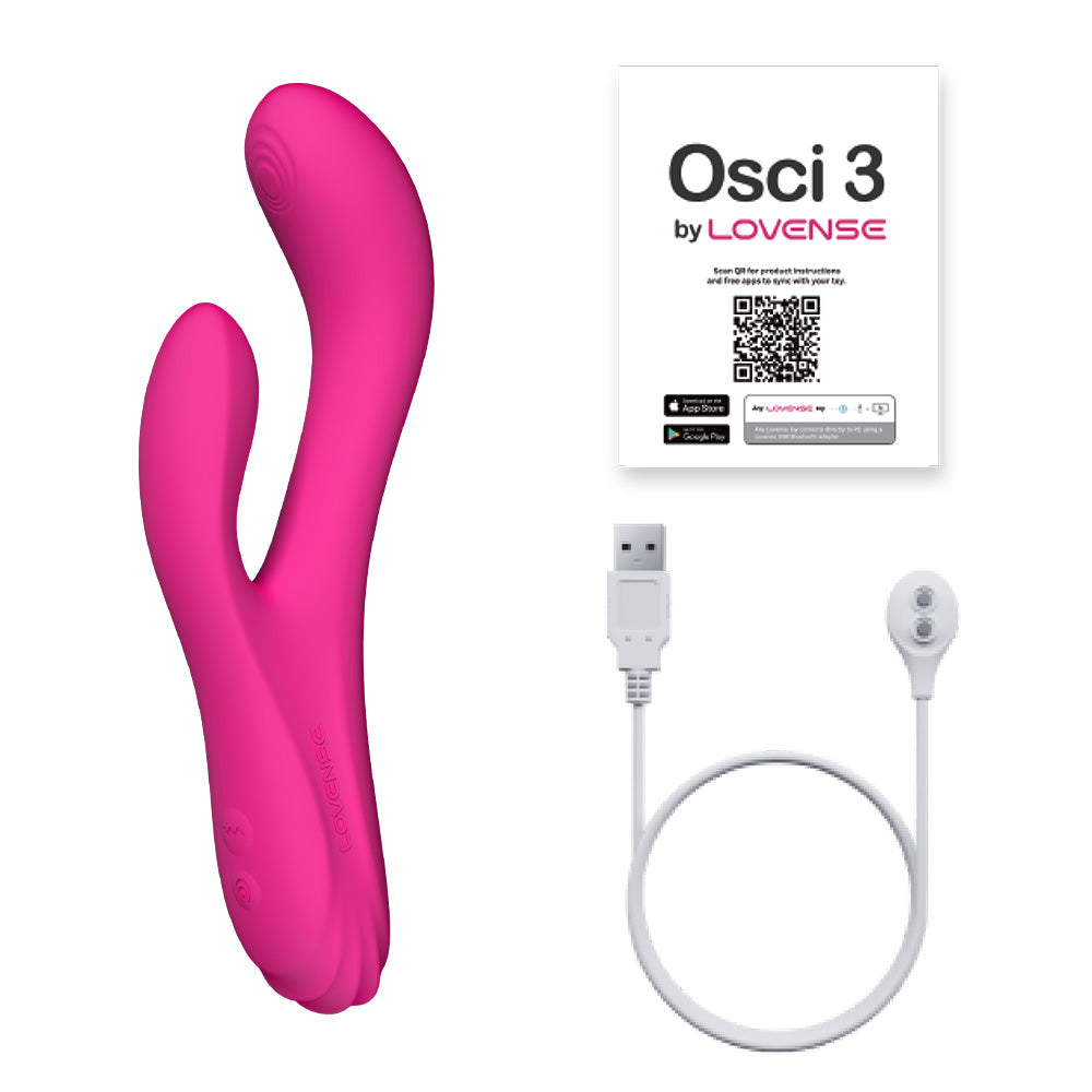 Osci 3 Vibrador Dual con Pulsador y APP