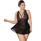 Tatiana Babydoll Encaje Negro XL