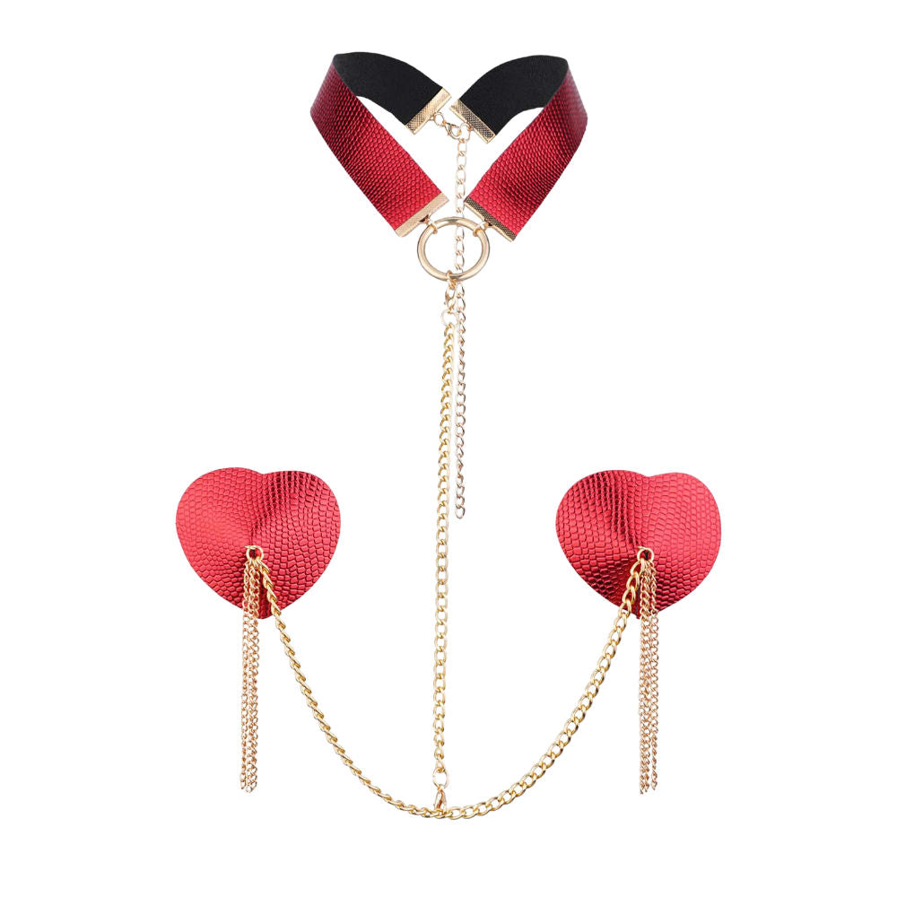 Lucy Pezoneras y Collar con Cadenas Imagen principal del producto