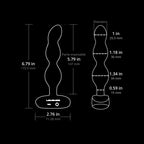 Ridge Vibrador y Rotador Anal con APP