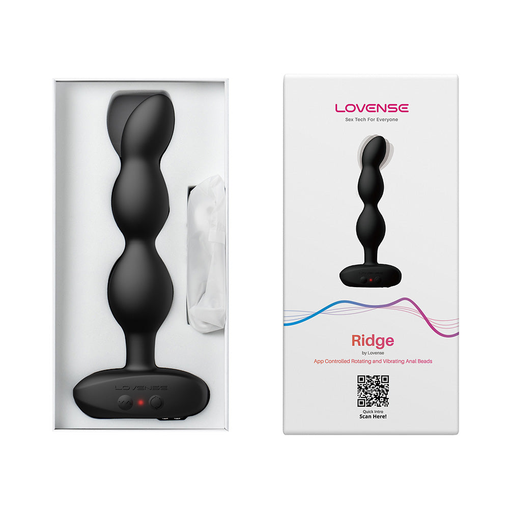 Ridge Vibrador y Rotador Anal con APP