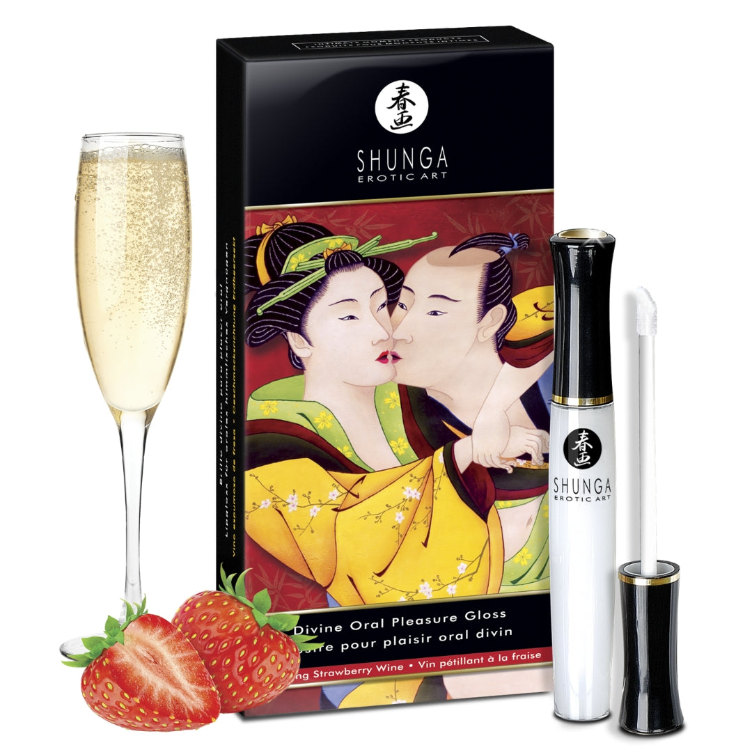 Divino Placer Oral Brillo Labial - Frutillas y Champaña