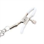 Pinzas Para Pezones Doble Cadena SENS Blanco