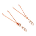 Pinzas Para Pezones con Joya SENS Cuarzo Rosa