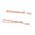 Pinzas Para Pezones con Joya SENS Cuarzo Rosa