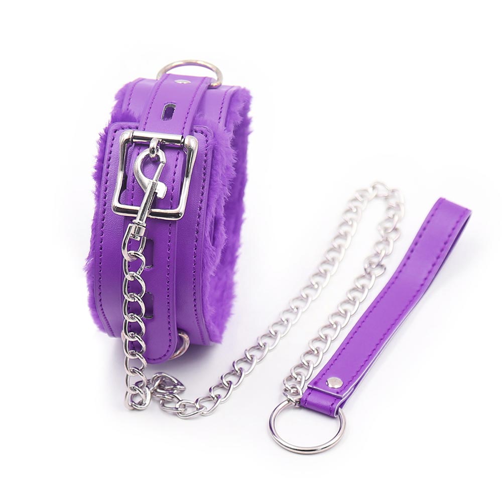 Collar Felpa con Cadena SENS Morado Imagen secundaria del producto