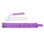 Collar Felpa con Cadena SENS Morado
