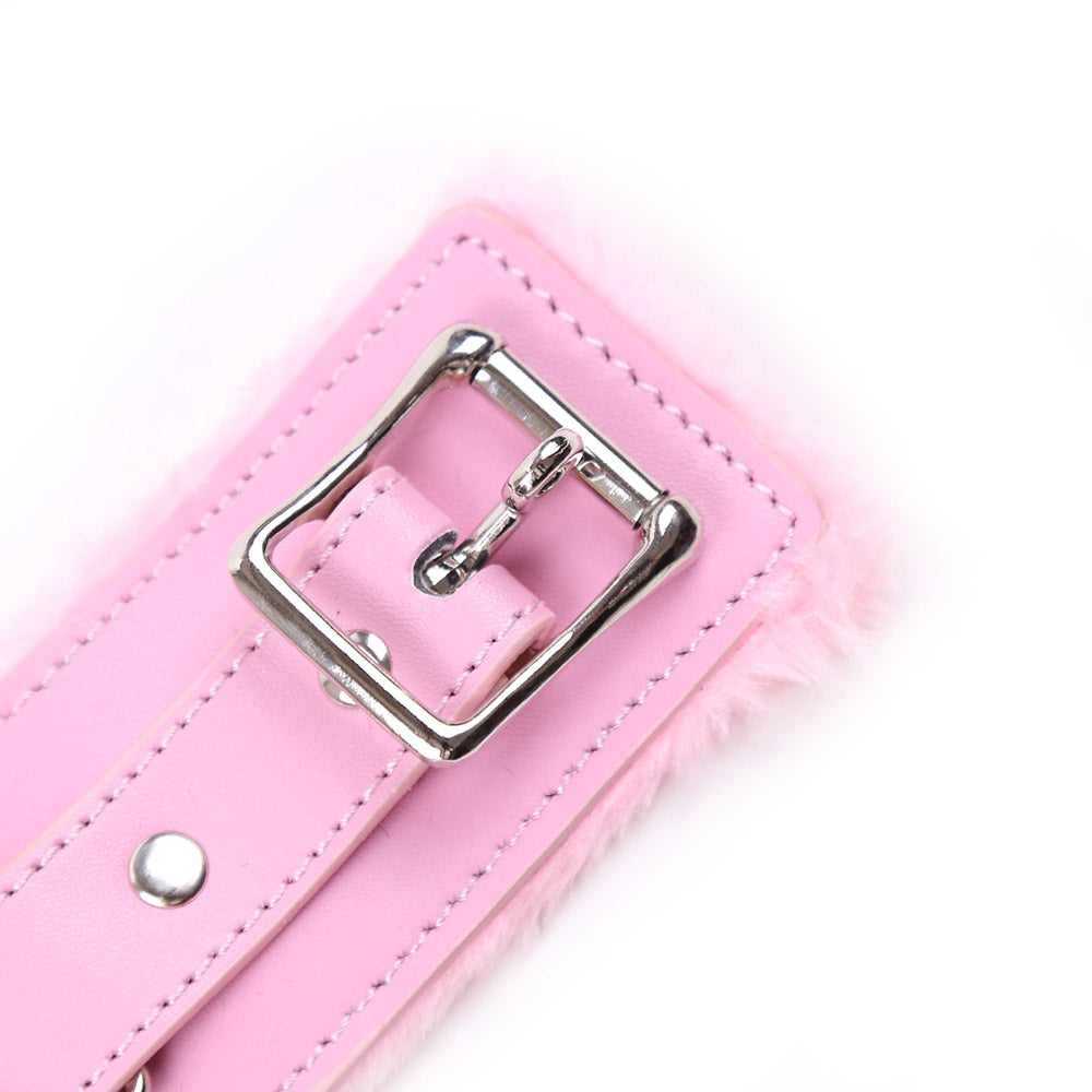 Collar Felpa con Cadena SENS Rosado