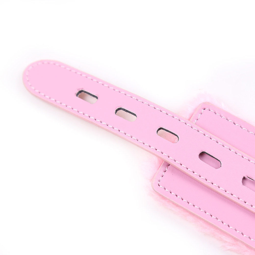 Collar Felpa con Cadena SENS Rosado