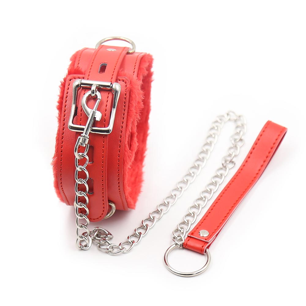 Collar Felpa con Cadena SENS Rojo Imagen secundaria del producto