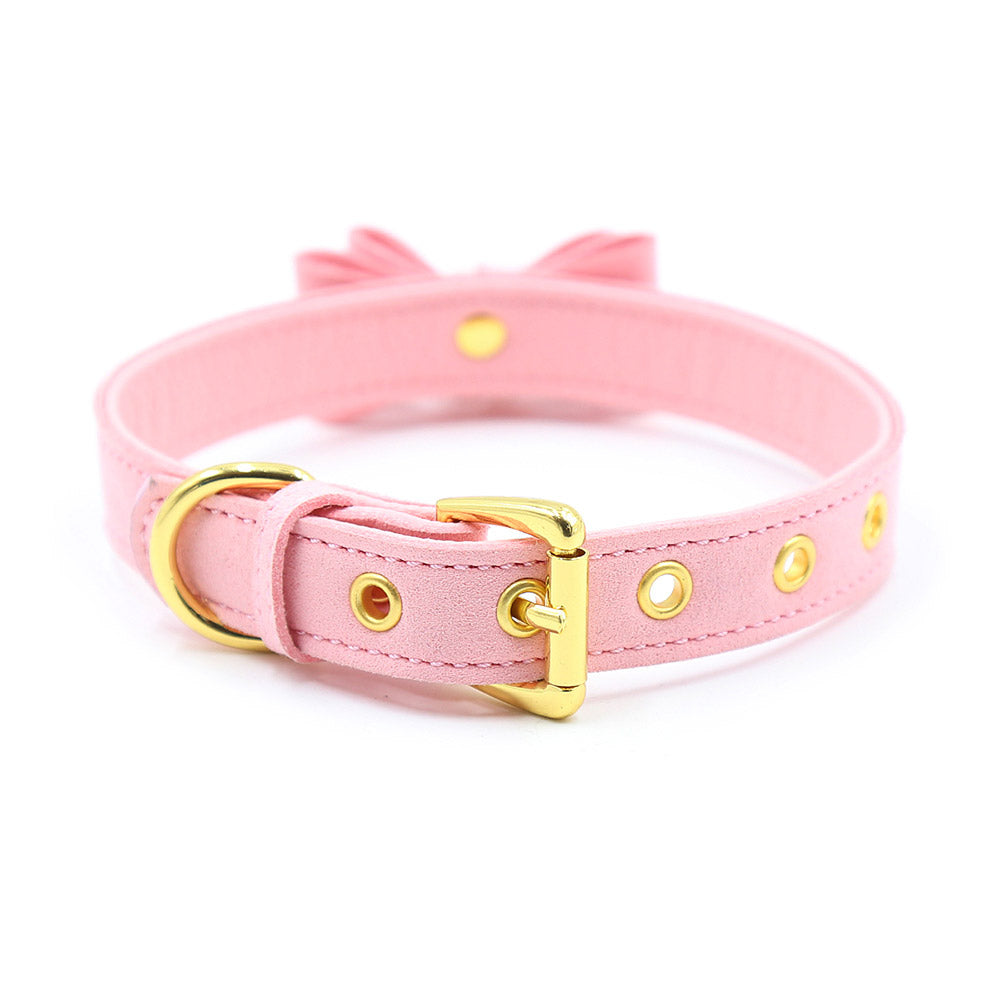 Miss Kitten Collar con Cascabel - Rosado