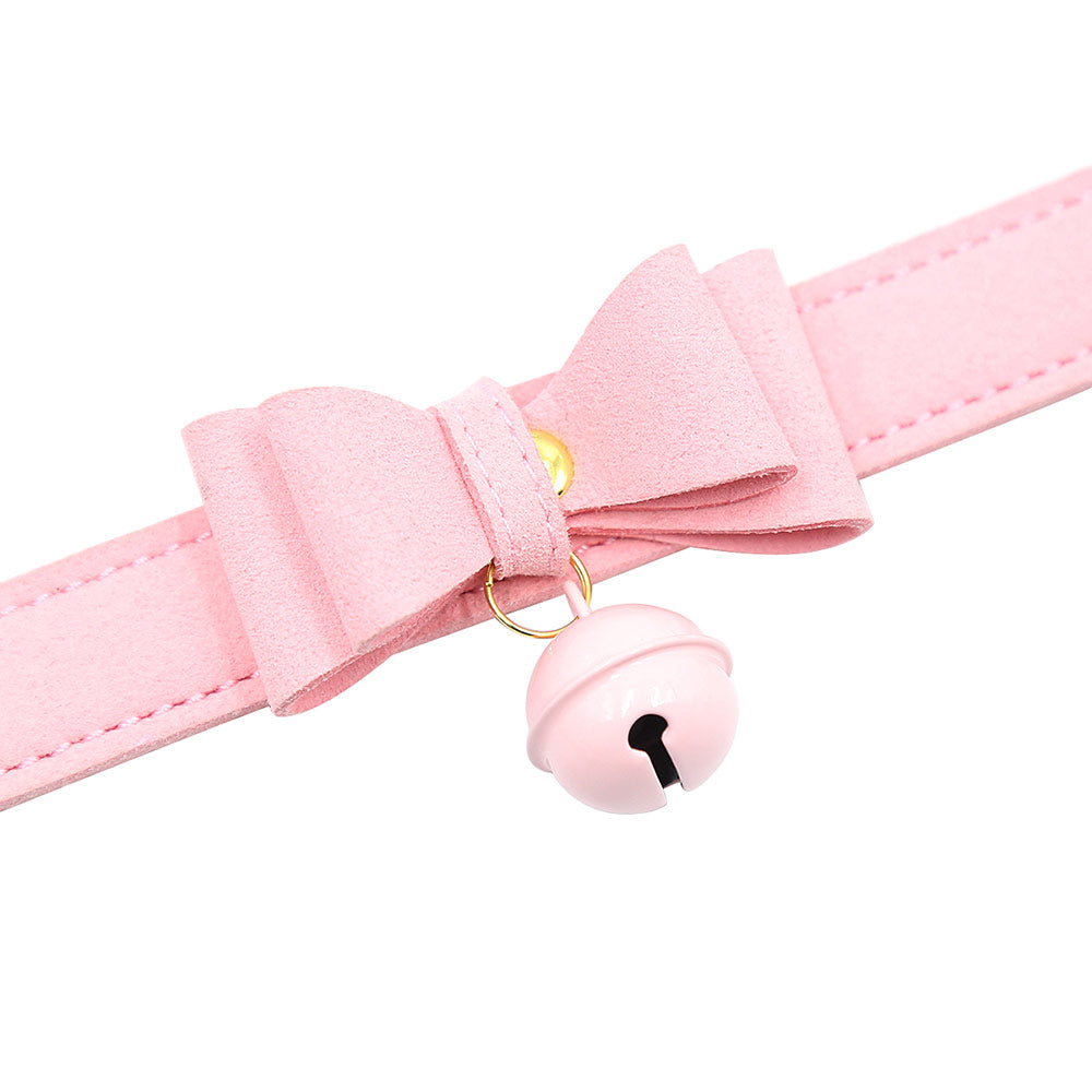 Miss Kitten Collar con Cascabel - Rosado Imagen secundaria del producto