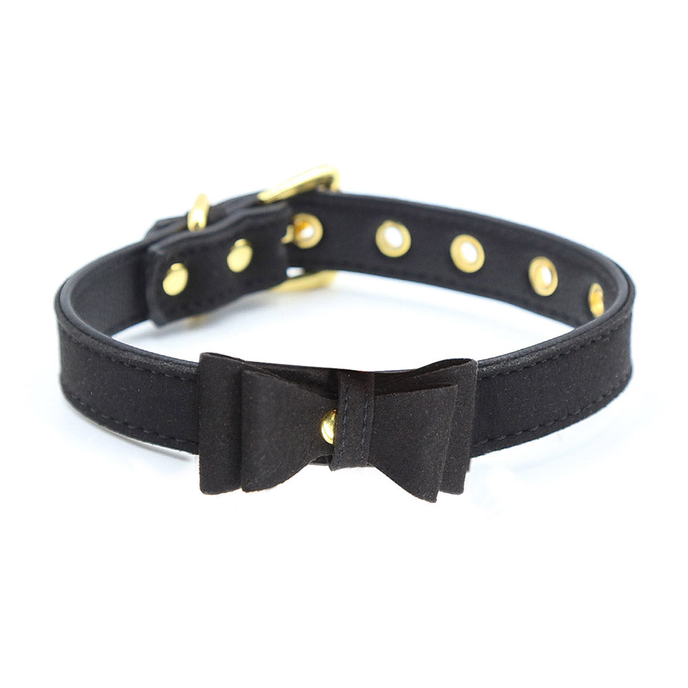 Miss Kitten Collar con Cascabel - Negro