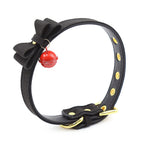 Miss Kitten Collar con Cascabel - Negro