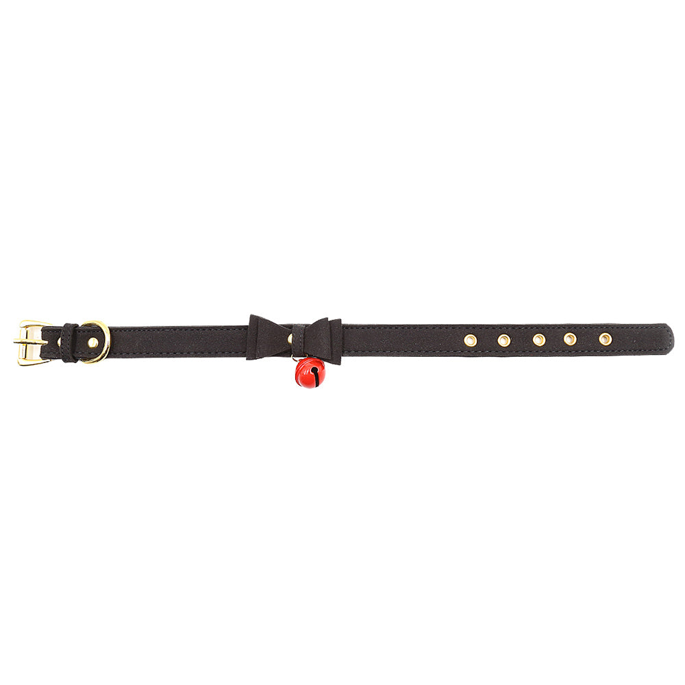 Miss Kitten Collar con Cascabel - Negro