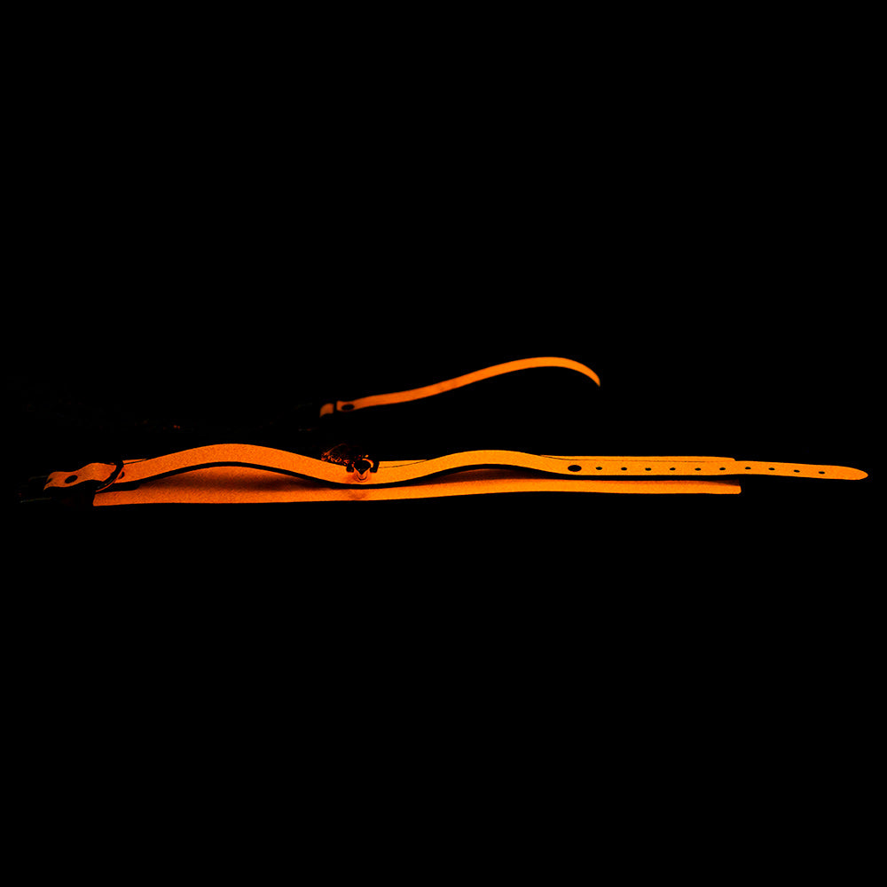 Collar Fluorescente con Cadena SENS Naranja Neón