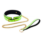 Collar Fluorescente con Cadena SENS Verde Neón